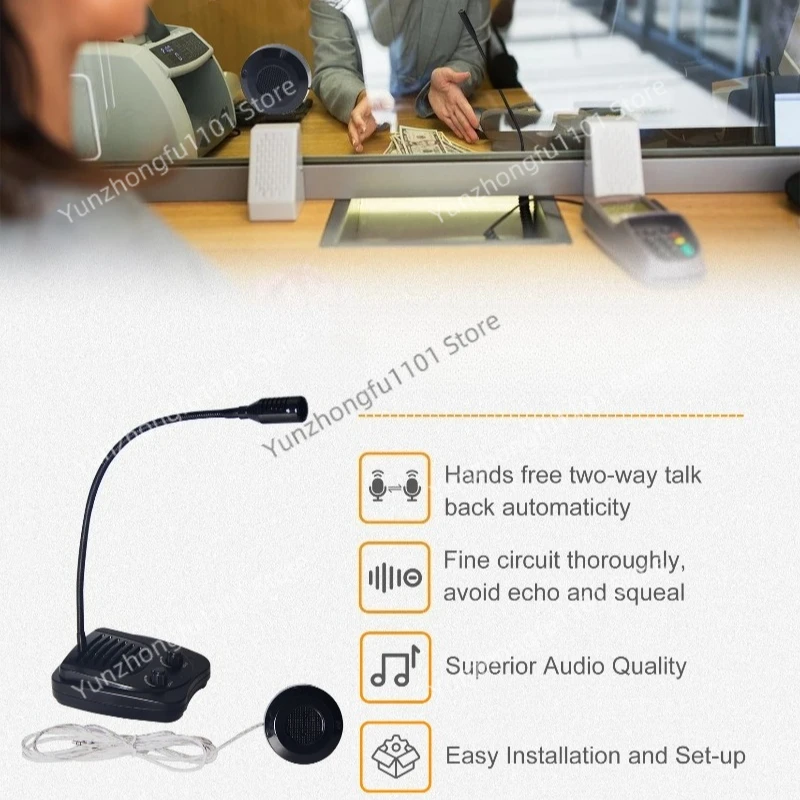 MY-E330 Bank Window Intercom System Boxes Office Interphone Kits