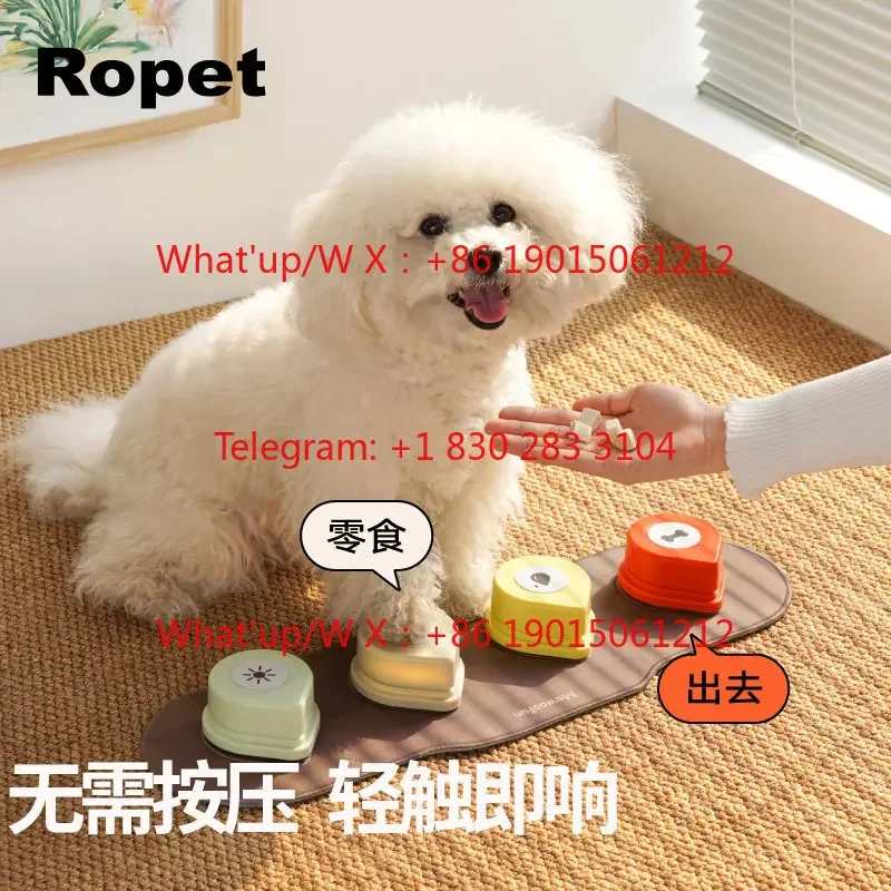 Pet Talking Communication Button for Dog & Cat Voice Training Interactive Training Bell