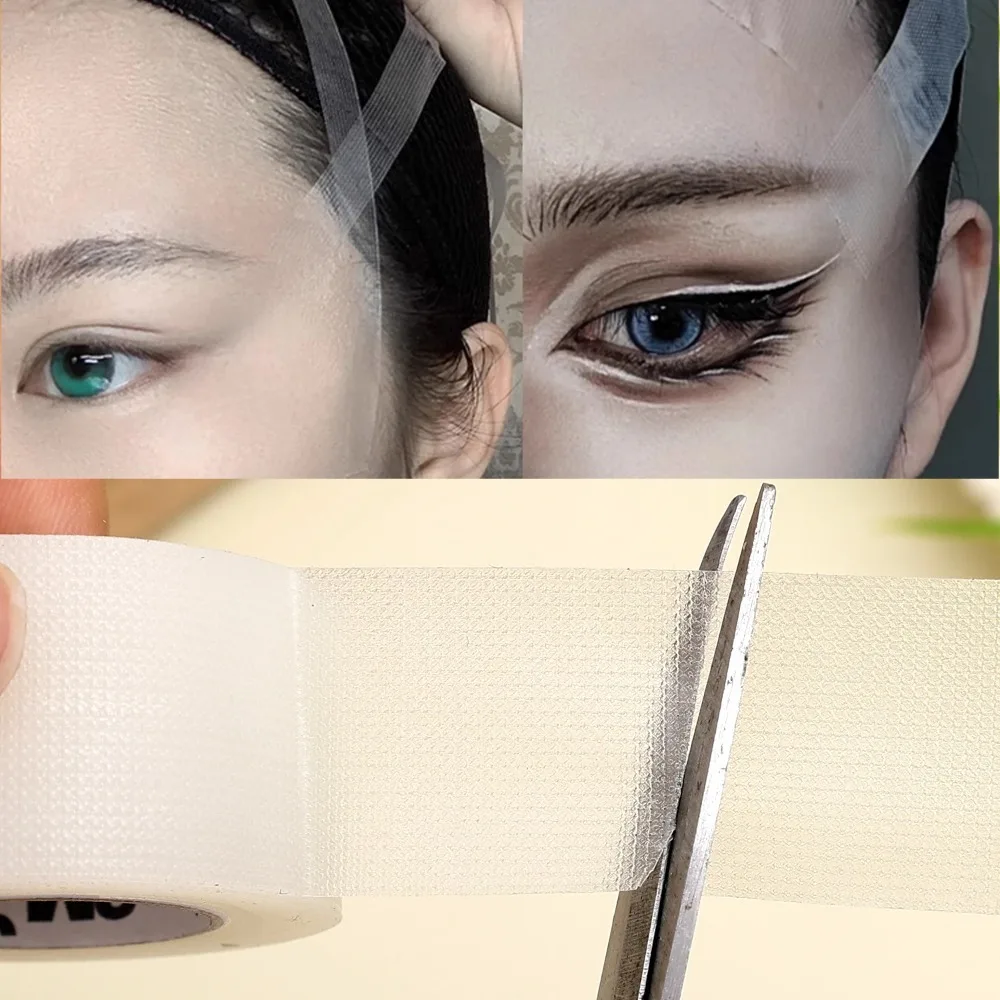 New 8M/Roll PE Facial Tape Professional Lift Wrinkles Doulble Eyelid Tape Breathable Beauty Makeup Tool Cosplay Makeup Tape image 6