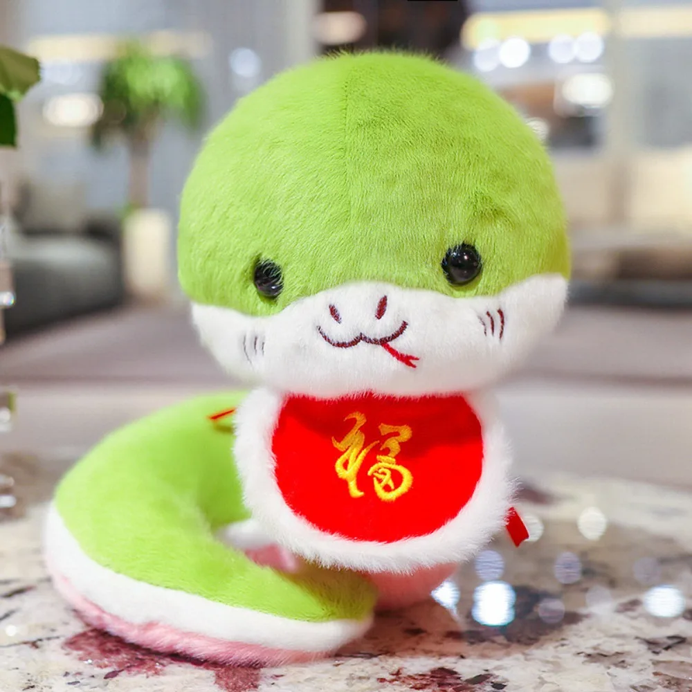 

Stuffed Doll Little Snake Plush Toy Fluffy Soft Snake Plush Doll Collection Comfort Cartoon Plush Animal Doll