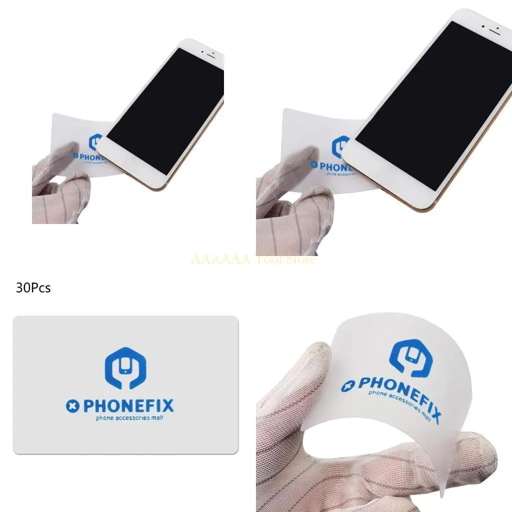 

A2BE 30pieces Handy Plastic Card Pry Oper Scraper для планшета мобильного телефона Склейный экран/инструмент ремонта