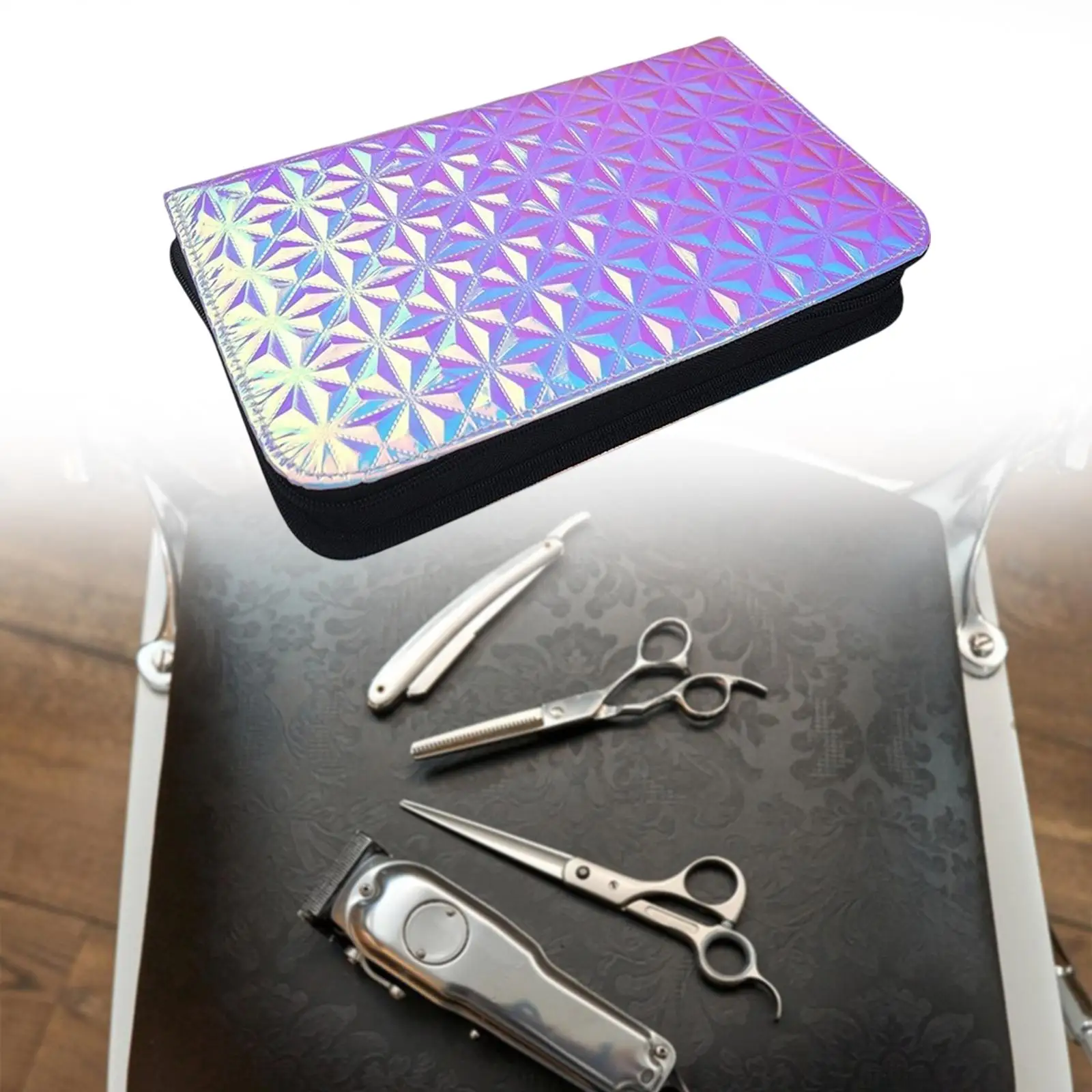 Hairdressing Scissors Bag Professional Travel Case Portable Salon Barber Tool Organizer for Comb Hairstylist Supplies