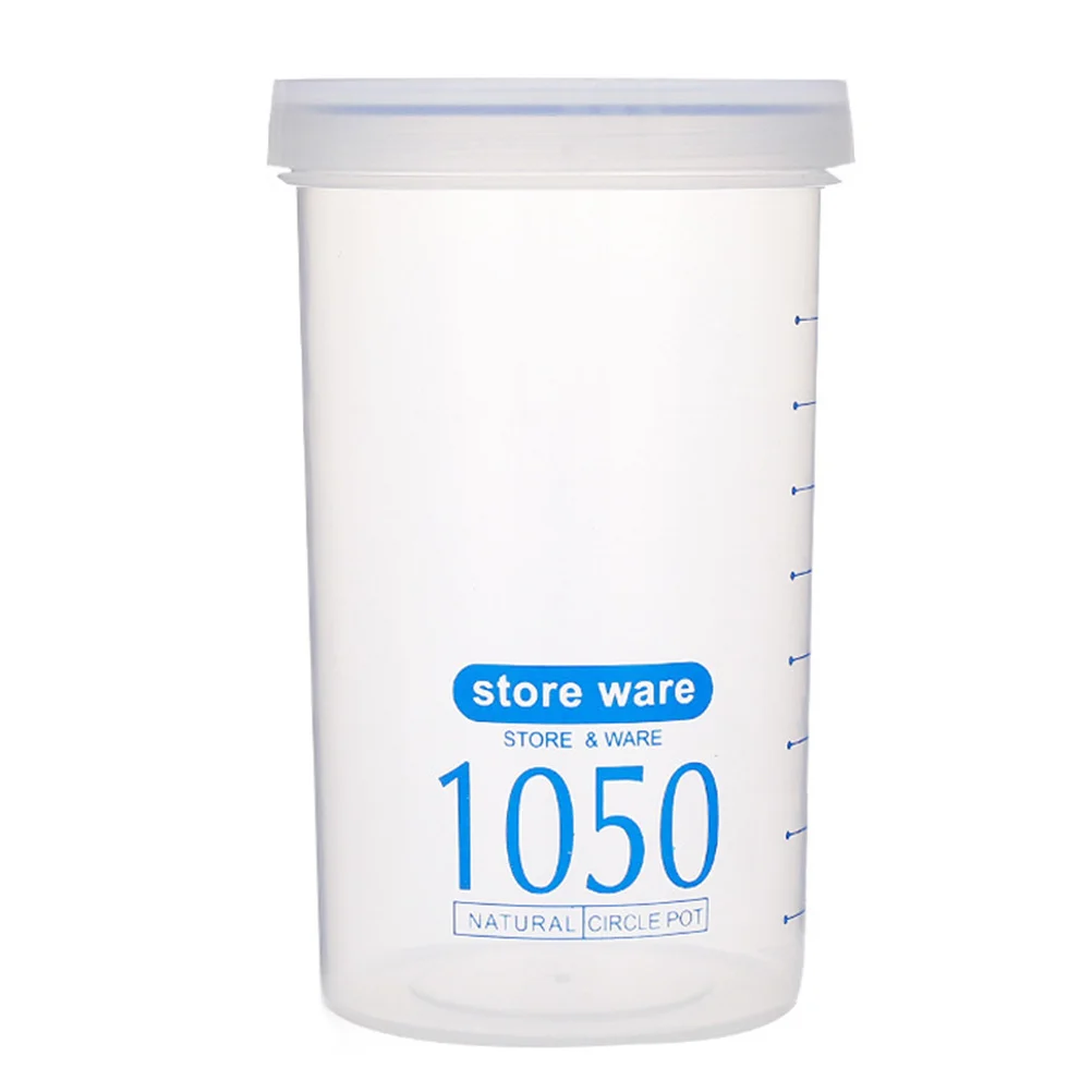 

1Pcs Transparent Sealed Storage Jar Plastic Container Moisture Proof Coffee Tea Sugar Candy Storage Canister
