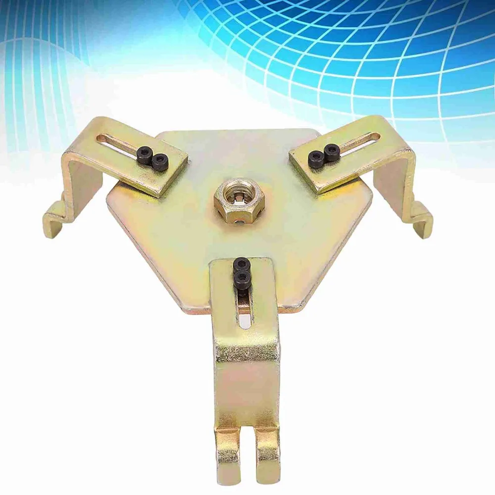 3 Claws Fuel Pump Wrench Rust Resistant Adjustable Fuel Tank Cap Wrench Universal Double Hook Jaw Fuel Cap Removal Tool