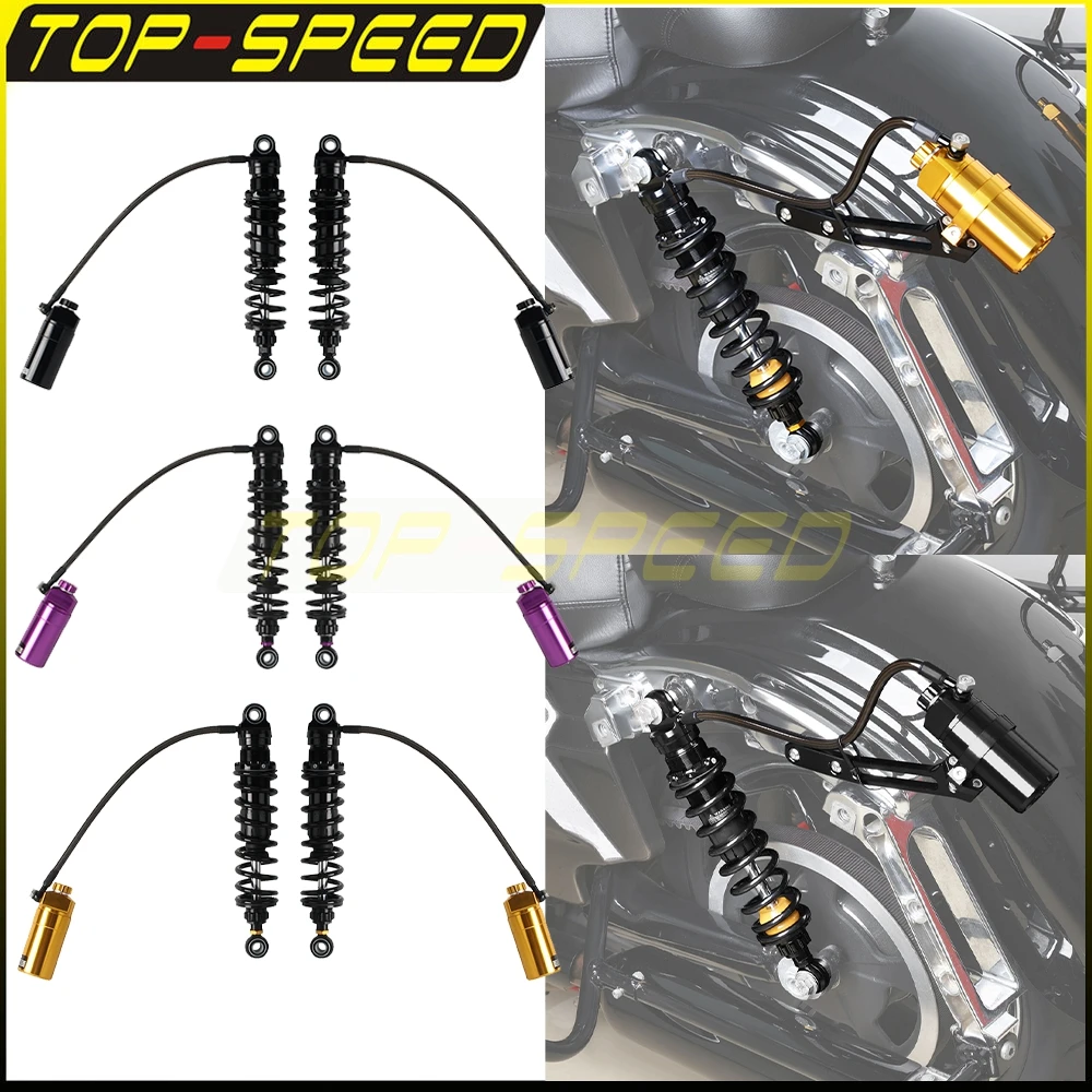 

For Harley Touring Street Glide FLHXU FLHXST FLHXS EFI Road King FLHRXS FLHR FLHRSE Motorcycle Rear Shock Absorber Damper 14-Up