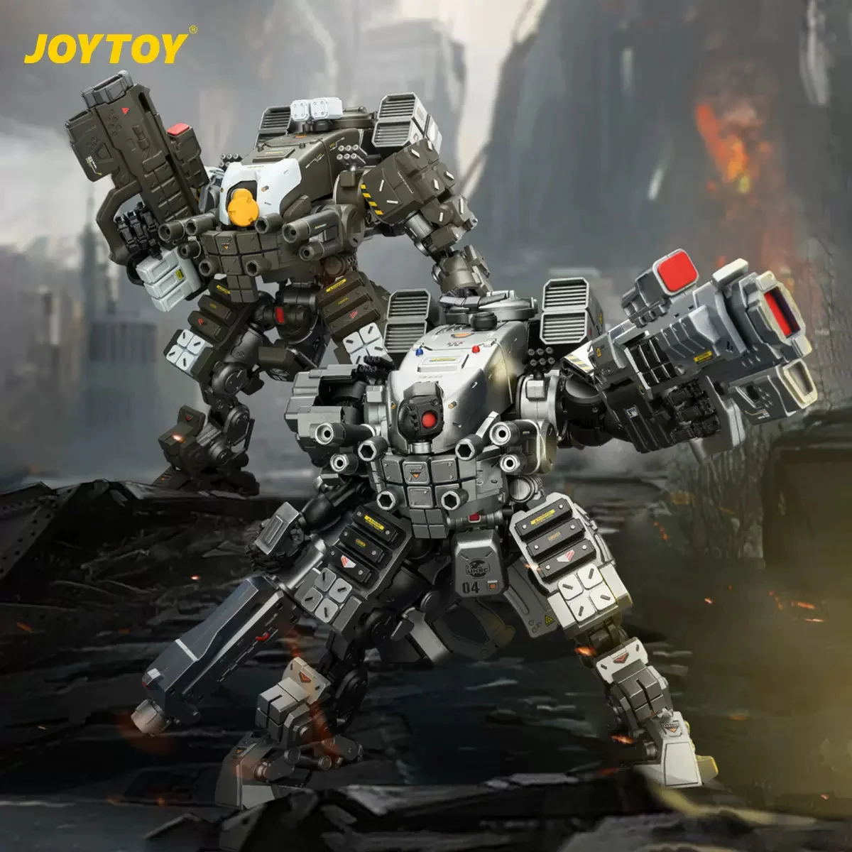 JOYTOY Dark Source 1/25 Maßstab Tiekui Dual Pilot Mecha MK04 Tiekui Dual Pilot Mecha MK05 Actionfigur Modellspielzeug