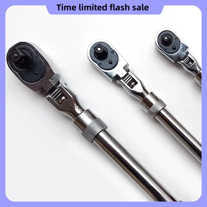 

A40T 72-Tooth Carbon Steel Retractable Ratchet Wrench Automatic Quick Release Spanner Multifunctional Hand Tool