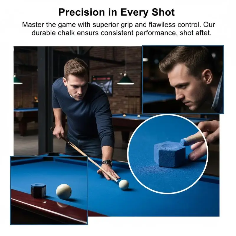 

Premium Chalk Billiards Chalk (Random Color) Billiard Pool Carom Cue Stick Tip Chalks Billiard Accessories