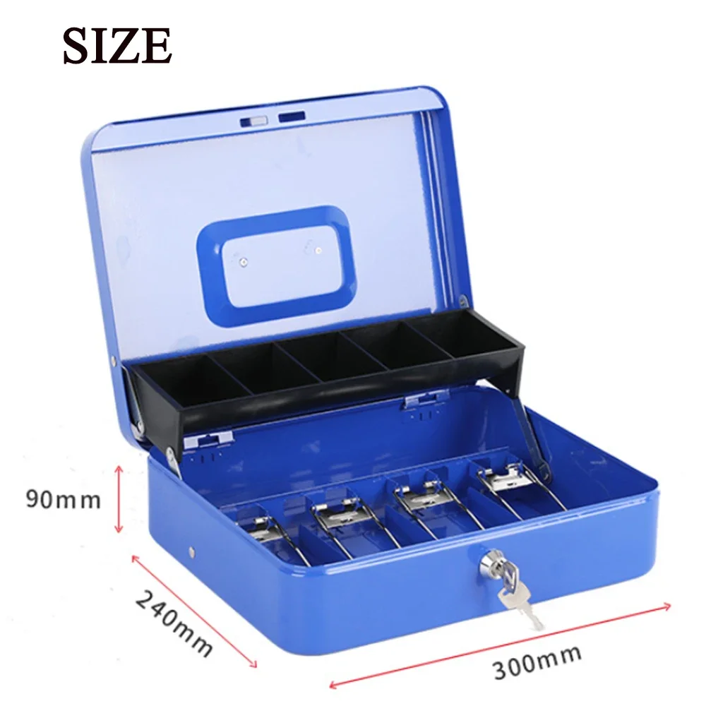 Mini Safe Box Protable Verborgen Geheime Safe Key Lock Store Geld Munt Kassier Fold Wachtwoord Kassa Bankkaart Opslag