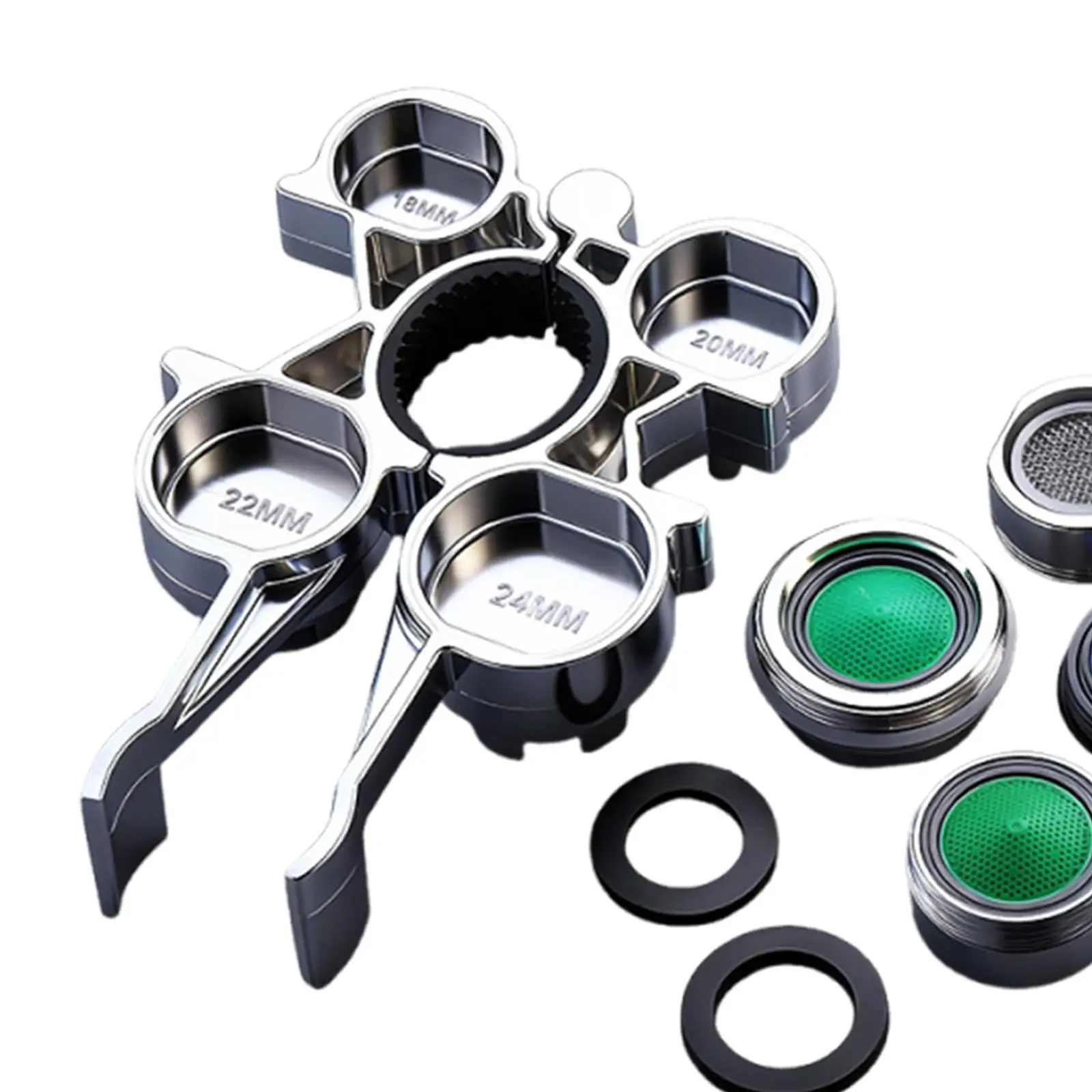 Bathroom Faucet Wrench Practical Alloy Aerator Wrench with Replace Water Tap