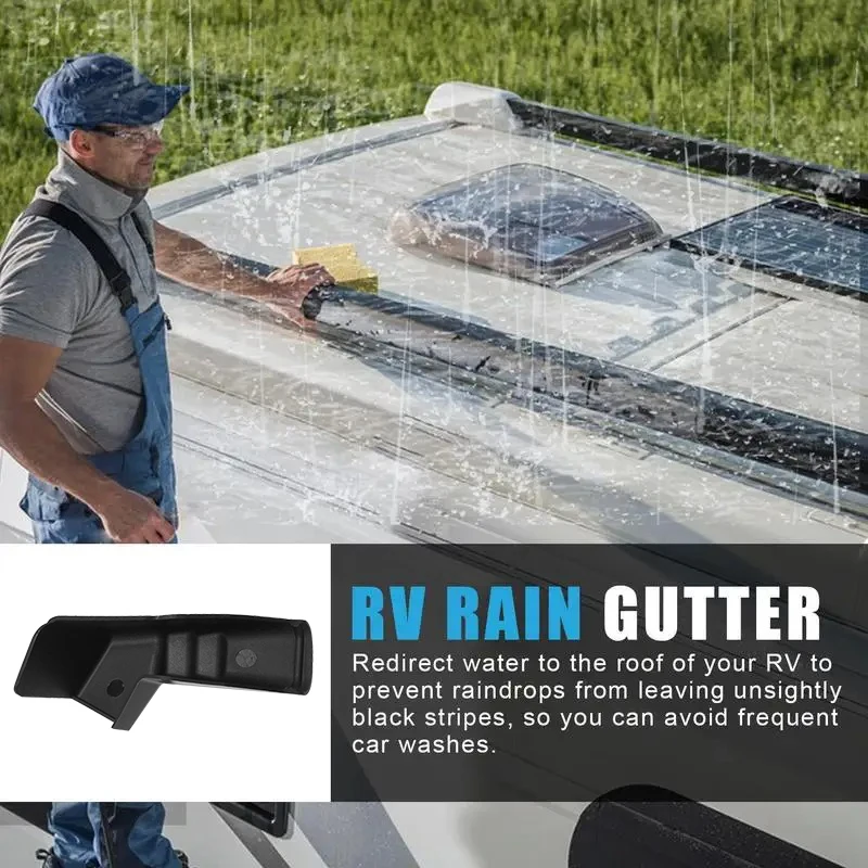 Rv Gutter Spout Long Version Rv Rain Gutter Spouts With Extensions Rv Gutter Extenders Left And Right Side For Directs Rainwater
