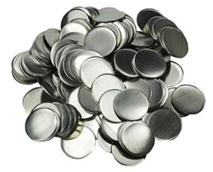 100pcs 25mm 32mm 37mm 44mm 50mm 56mm 58mm shell for button  badge making (no film , no  base, only shell))