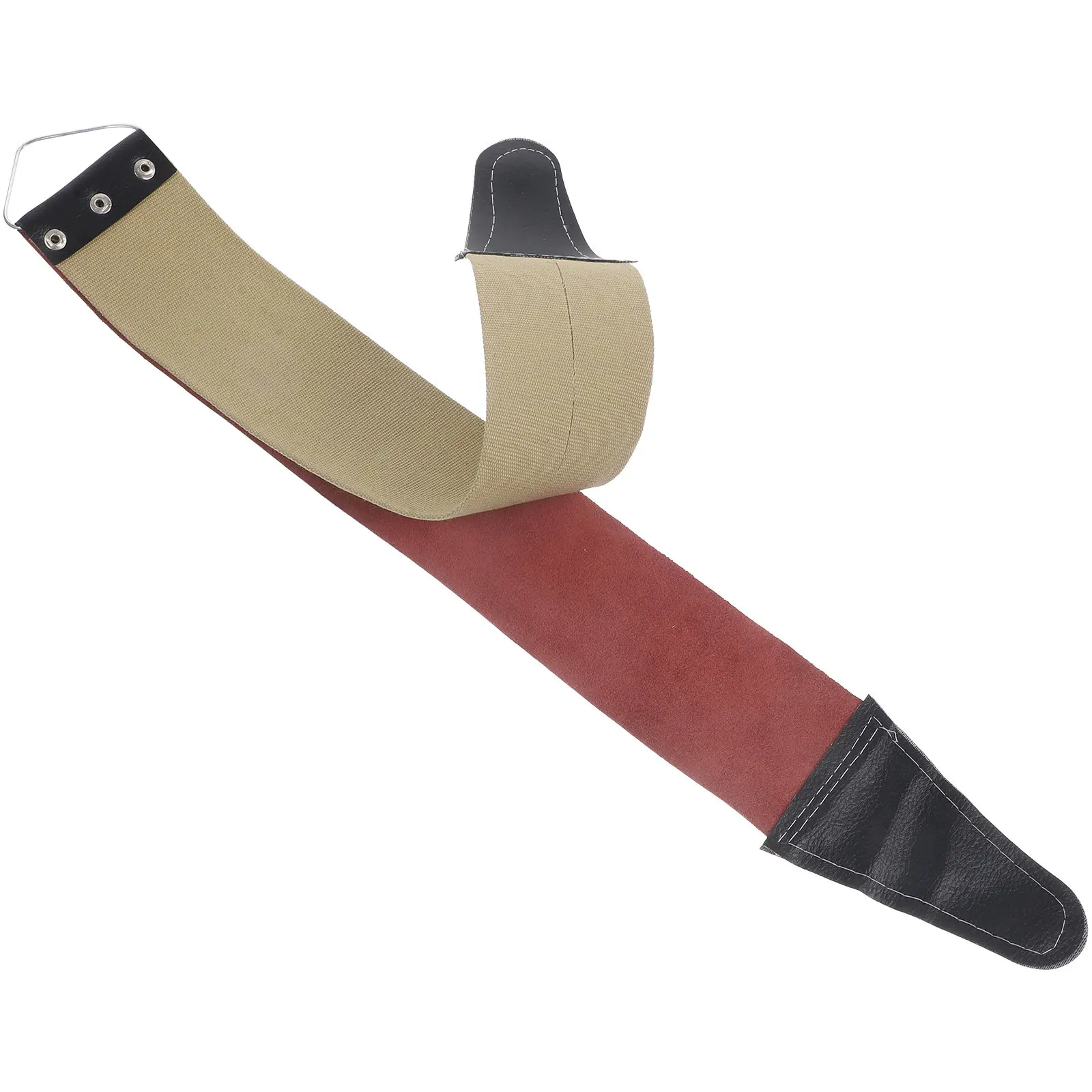Double Thick and Canvas Razor Strop for Sharpening Straight Razors Scissors Professional Grooming