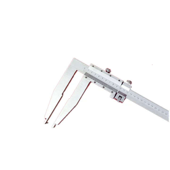 Professional High Quality 0-300mm Steel  Hardened Manual Industrial Vernier Caliper with Long Jaw 0-150 Millimeters/0-6 Inches