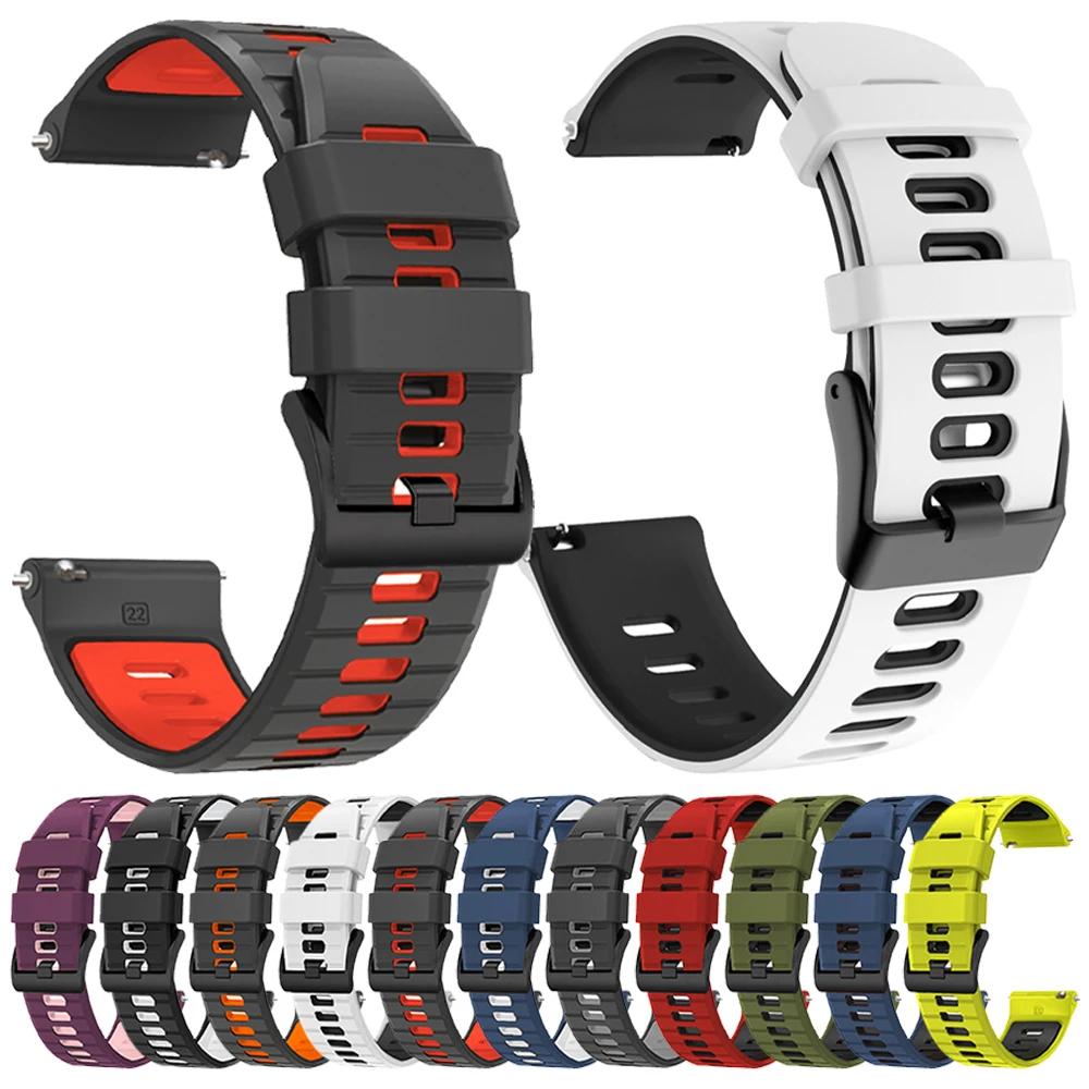 Silicone 22Mm Strap… - image