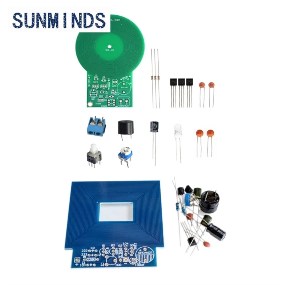 1pcs DIY Kit Metal Detector Kit Electronic Kit DC 3V-5V 60mm Non-contact Sensor Board Module DIY Electronic Part Metal Detector