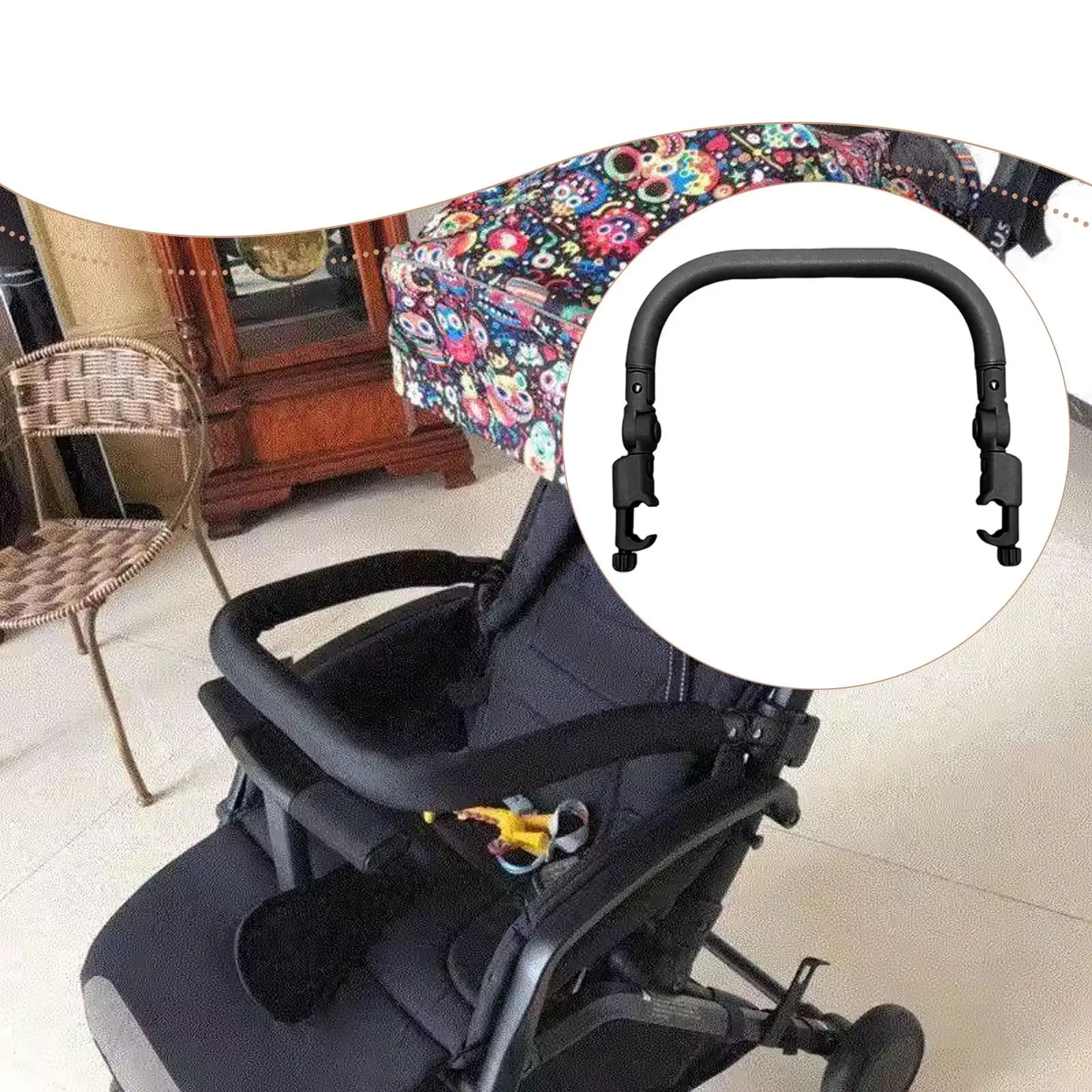 

Stroller Guardrail Armrest Replace Stroller Accessories for ST206 ST208