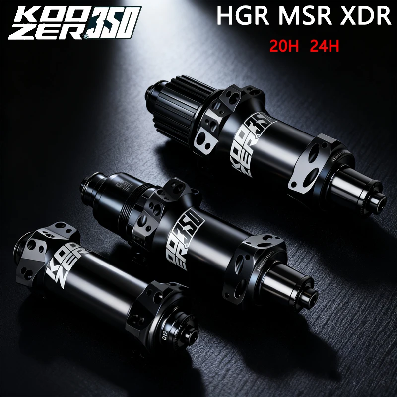 عجلات دراجة الطريق Koozer 350 HGR XDR MSR - محور سقاطة 40T، تصميم على شكل حرف V لسحب مستقيم لدراجات الطريق/المدينة 10/11/12S