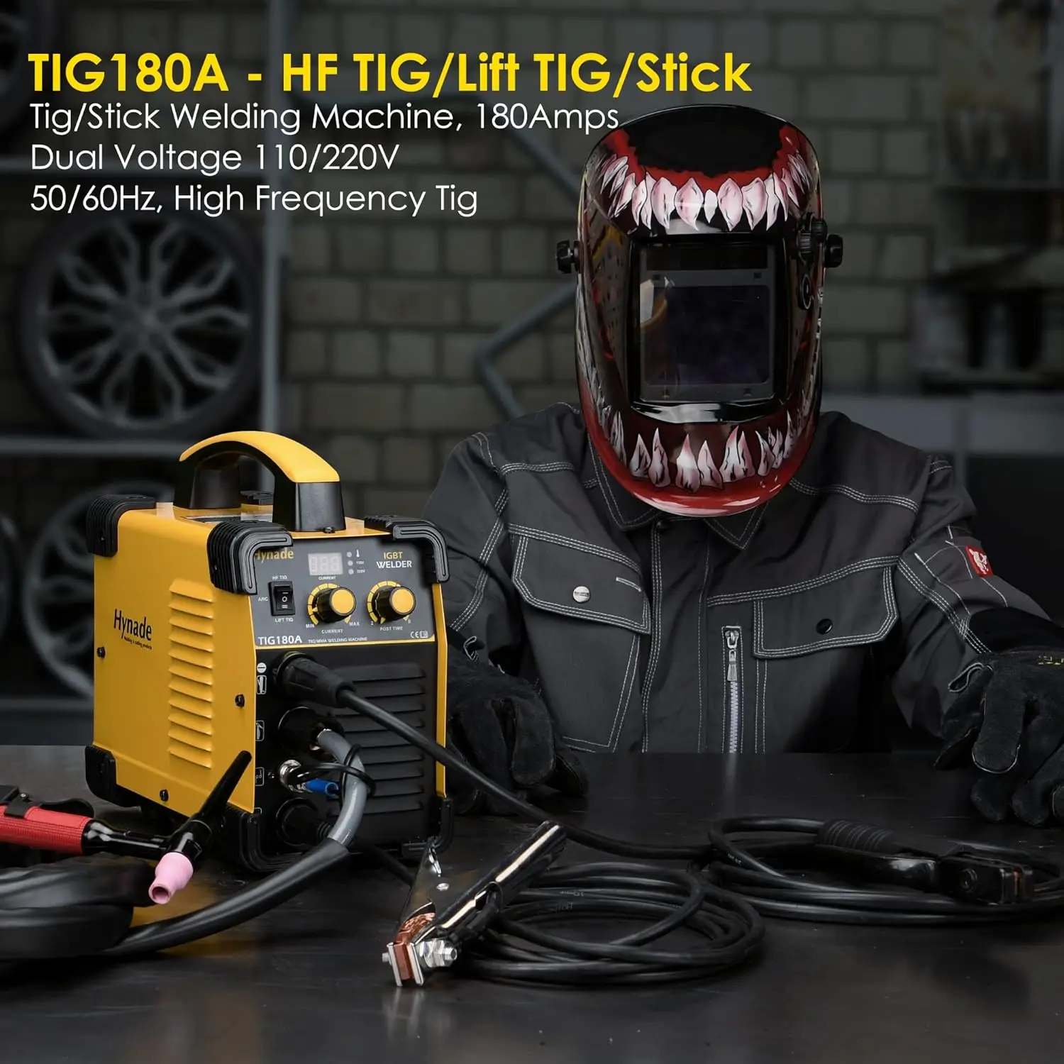 Dual Voltage 110V/220V 2 in 1 Tig/Lift Tig Stick MMA Welder Digital IGBT Inverter Hot Arc Welding mach