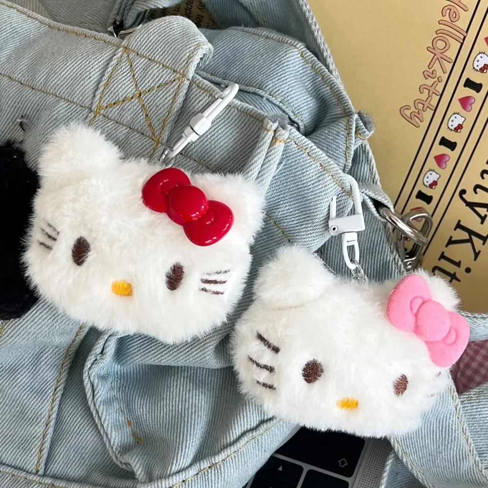 

Large Plush Keychains for Autumn and Winter Cute and Girlish Schoolbags Pendants and Gifts Clothes Small Fur