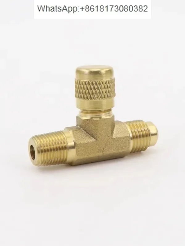 Imported REFCO snow seed watch middle copper tee accessory 2-point horn mouth top pin with fluorine tee