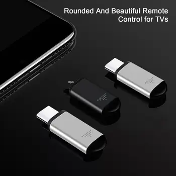 TV 에어컨용 범용 스마트 적외선 앱 제어 어댑터, C타입, USB, 8 핀 인터페이스, 지지대 앱 제어 어댑터 