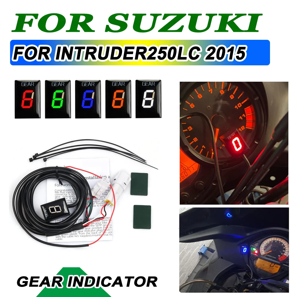 

Gear Indicator For Suzuki Intruder250LC Intruder 250LC 2015 Motorcycle Accessories 1-6 Speed Gear Display Meter