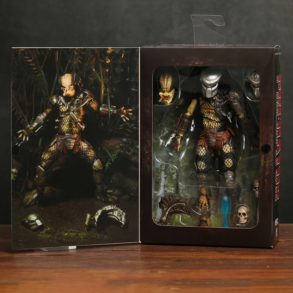 NECA Predator Jungle Hunter colección de figuras modelo de figura de acción juguete