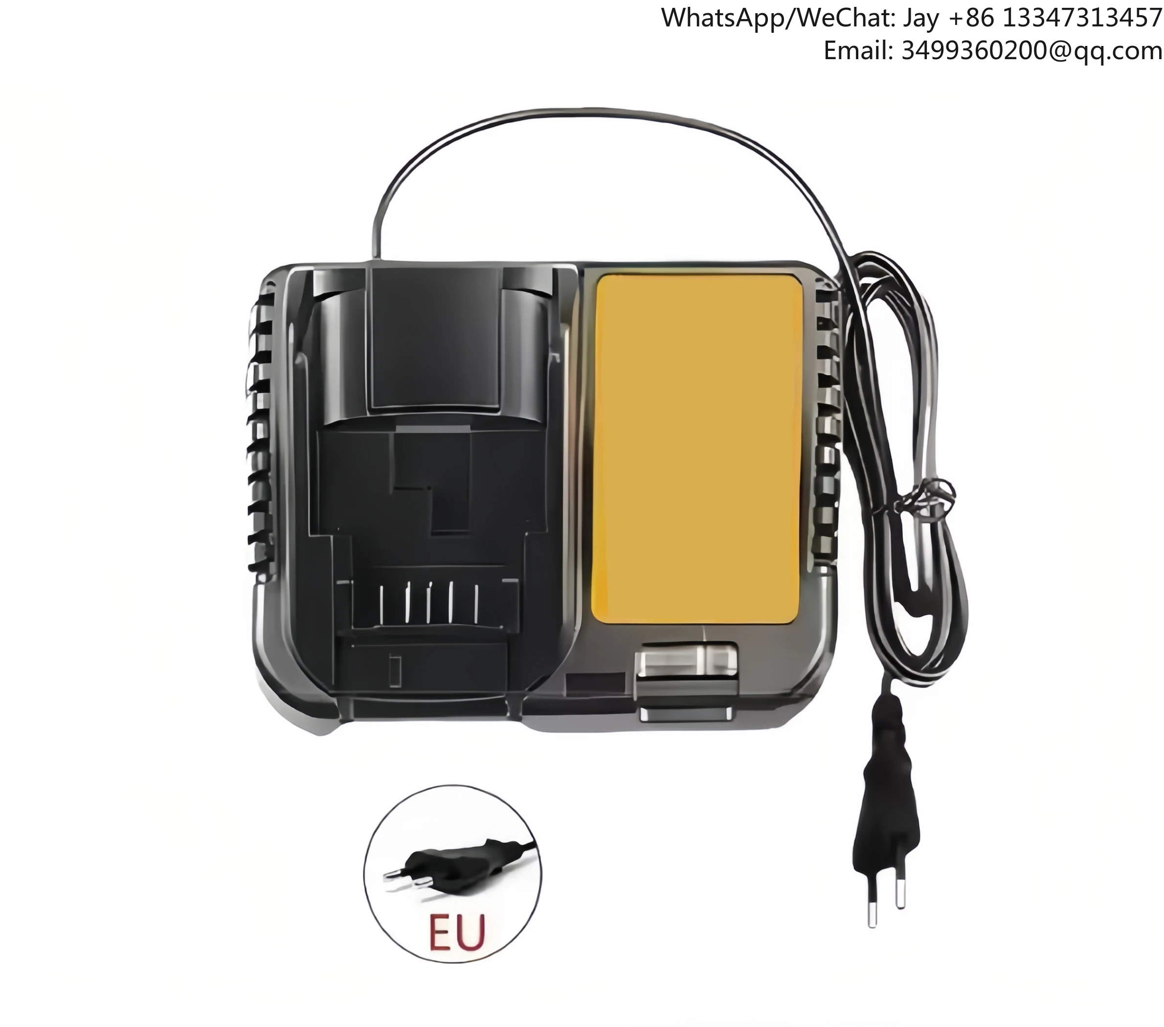 

14.4V-18V rechargeable lithium-ion battery charger for power hand tools, power tools, with plastic material