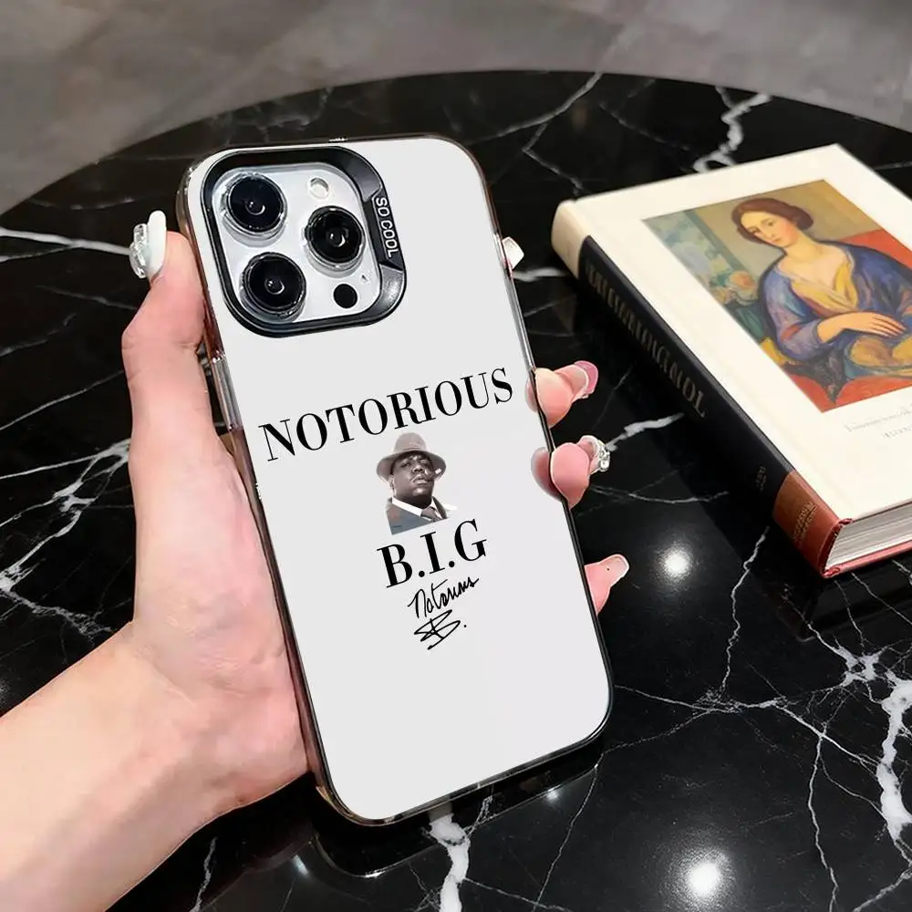 Biggie Smalls Notorious B-BIG  Phone Case For iPhone 17,16,15,14,13,12,11 Plus,Pro Max,XS,Colorful Silver Phone case Funda Cover - view 3