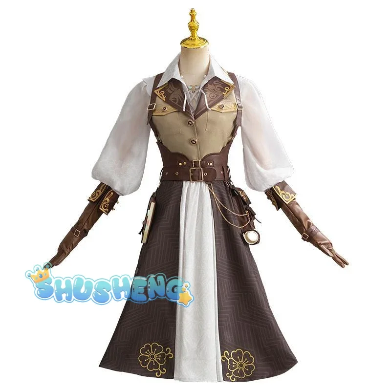 2025 identidade v geléia plinius entomologista a flor do deserto qizhen moda jogo terno cosplay traje de halloween