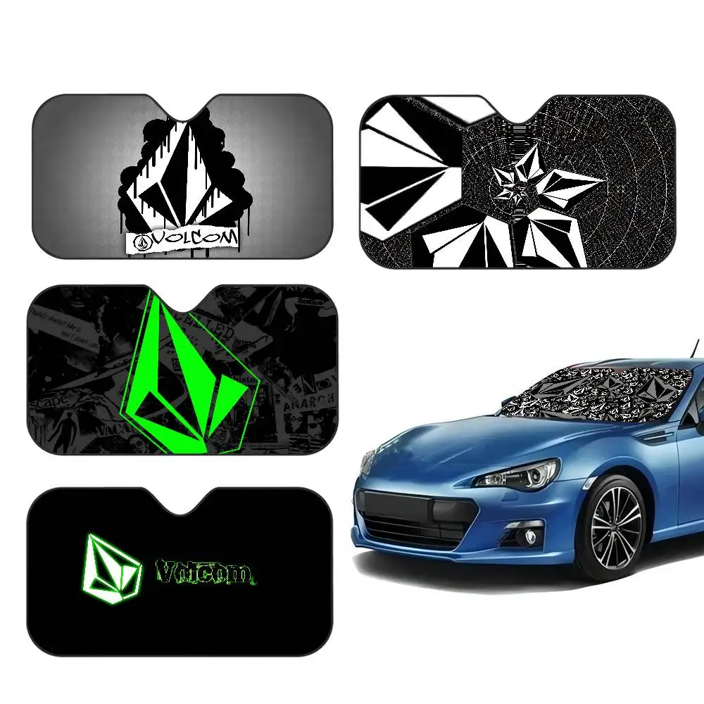 V-Volcom LOGO Personalized Windshield Sunshade Car Cover Sun Shade Auto Sun Visor Car-covers Car Solar Protection