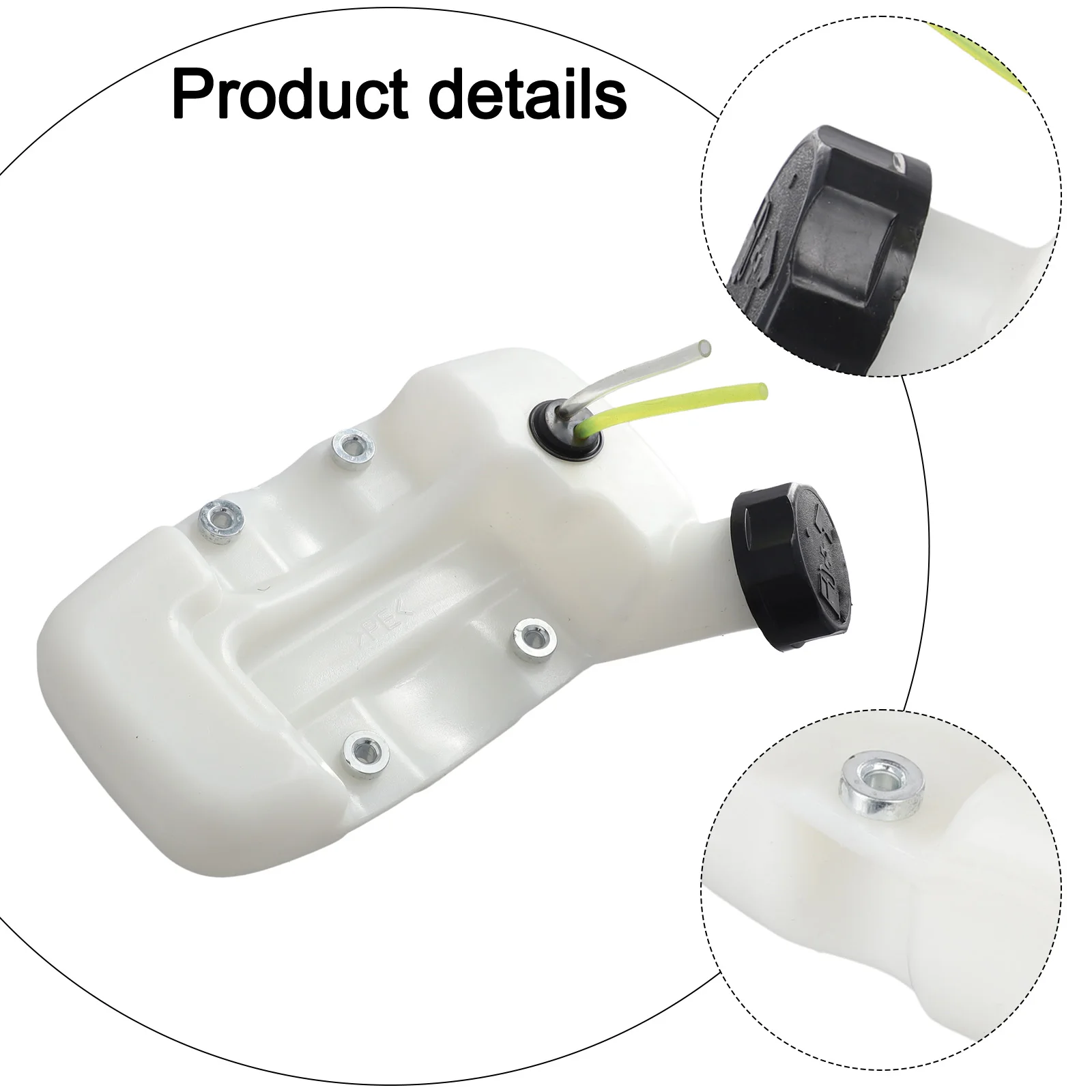 

Large Capacity Fuel Tank Fuel Tank With Cap Outdoor Use Leak-proof Fuel Cap High-Quality Materials White Black