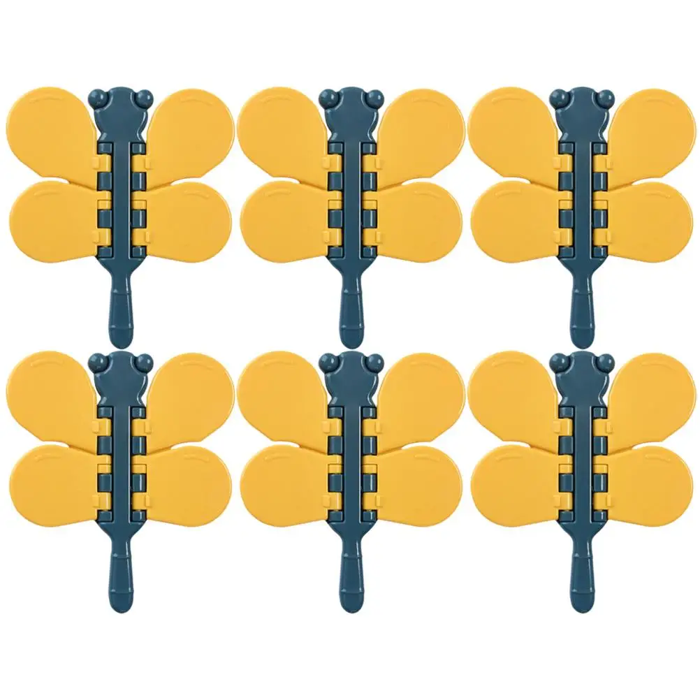 

6 шт. замки для раздвижных дверей, компактные, без винтов, оконные замки для безопасности детей, защитные защитные стеклянные дверные фурнитуры для детей