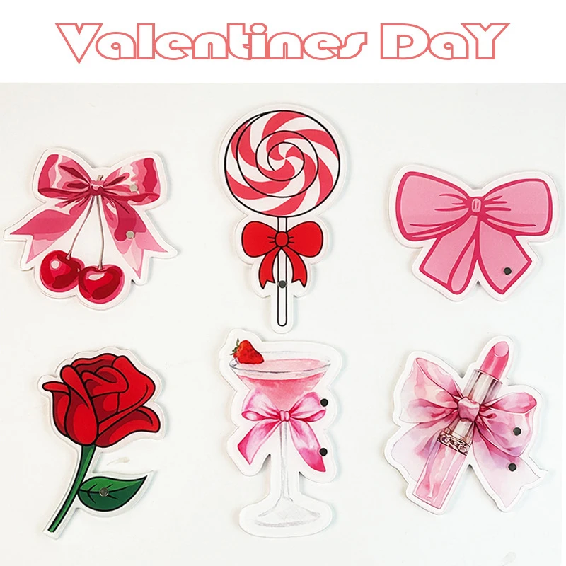 Pink Acrylic Eyelash Extension Display Board with Rose Lipstick Design Magnetic Suction False Lashes Tray Holder Makeup Pallet
