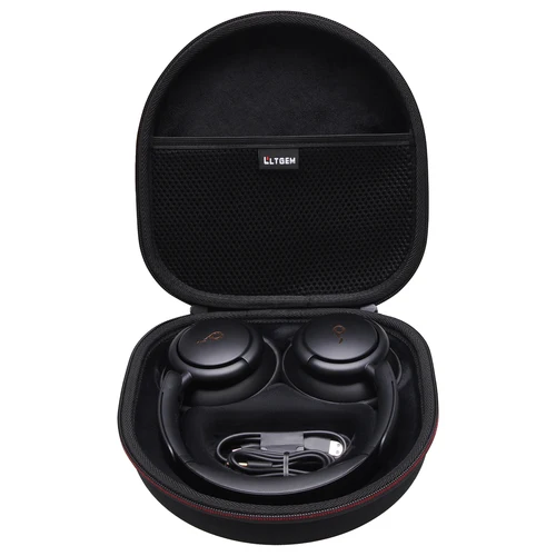 LTGEM-funda para auriculares Anker Soundcore Life Q30/Q20, funda protectora a prueba de golpes, bolsa de almacenamiento para auriculares