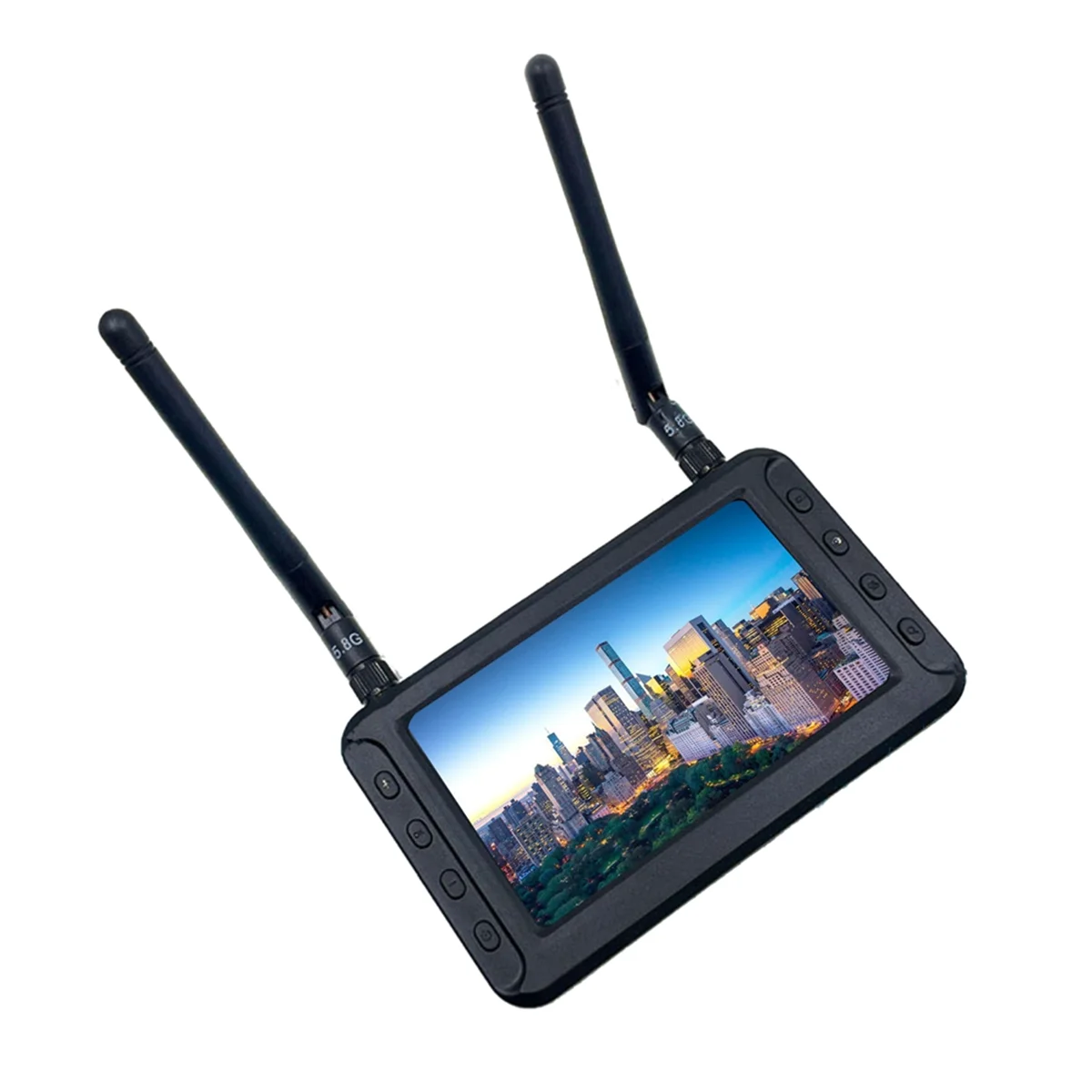 4.3 นิ้ว 5.8G FPV DVR หน้าจอ LCD 800x480 FPV Reciever Monitor Dual สําหรับ RC FPV Drone quadcopter