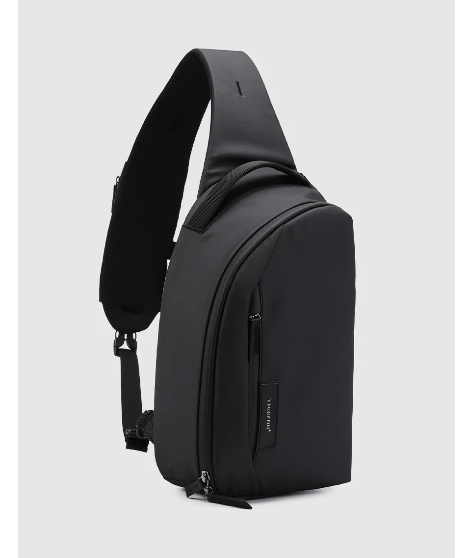 Tigernu Modische Umhängetasche für Herren, Freizeittasche für 11-Zoll-Tablets, wasserabweisende TPU-Brusttasche für Herren, Outdoor-Fahrradtasche, Seitentasche – Detail 11