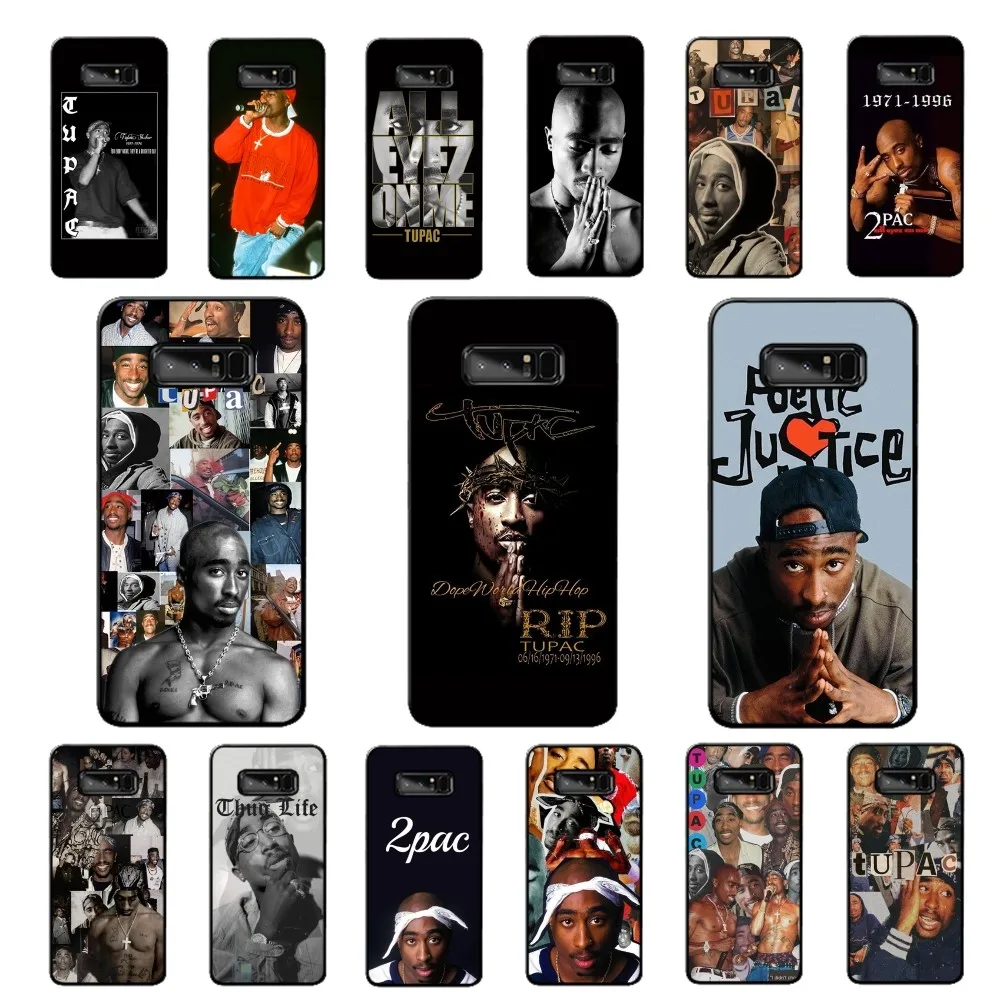 

Rap Singer Tupac Shakur Phone Case For Samsung Note 8 9 10 20 pro plus lite M 10 11 20 30 21 31 51 A 21 22 42 02 03