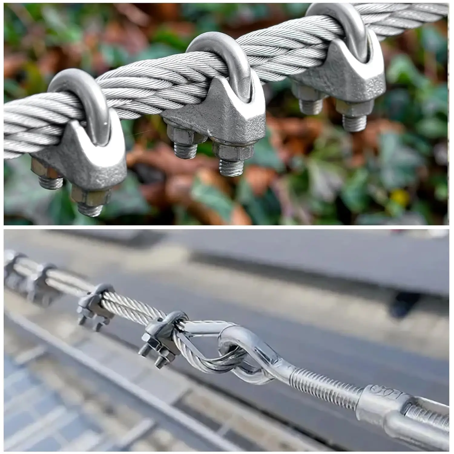 1-10 stücke Edelstahl U-Typ Kabel Klemme M5 M3 Stahl Draht Seil Clip U Bolzen Sattel Verschluss wäscheleine Spanner Hardware Werkzeug