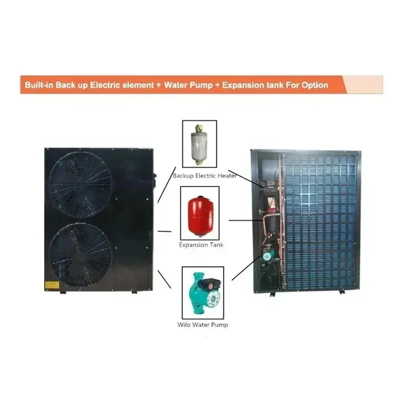 10KW R32 Certificate Air to Water Low Temperature Heat Pump Split Heat Pump Water Heater for Efficient Temperature Control