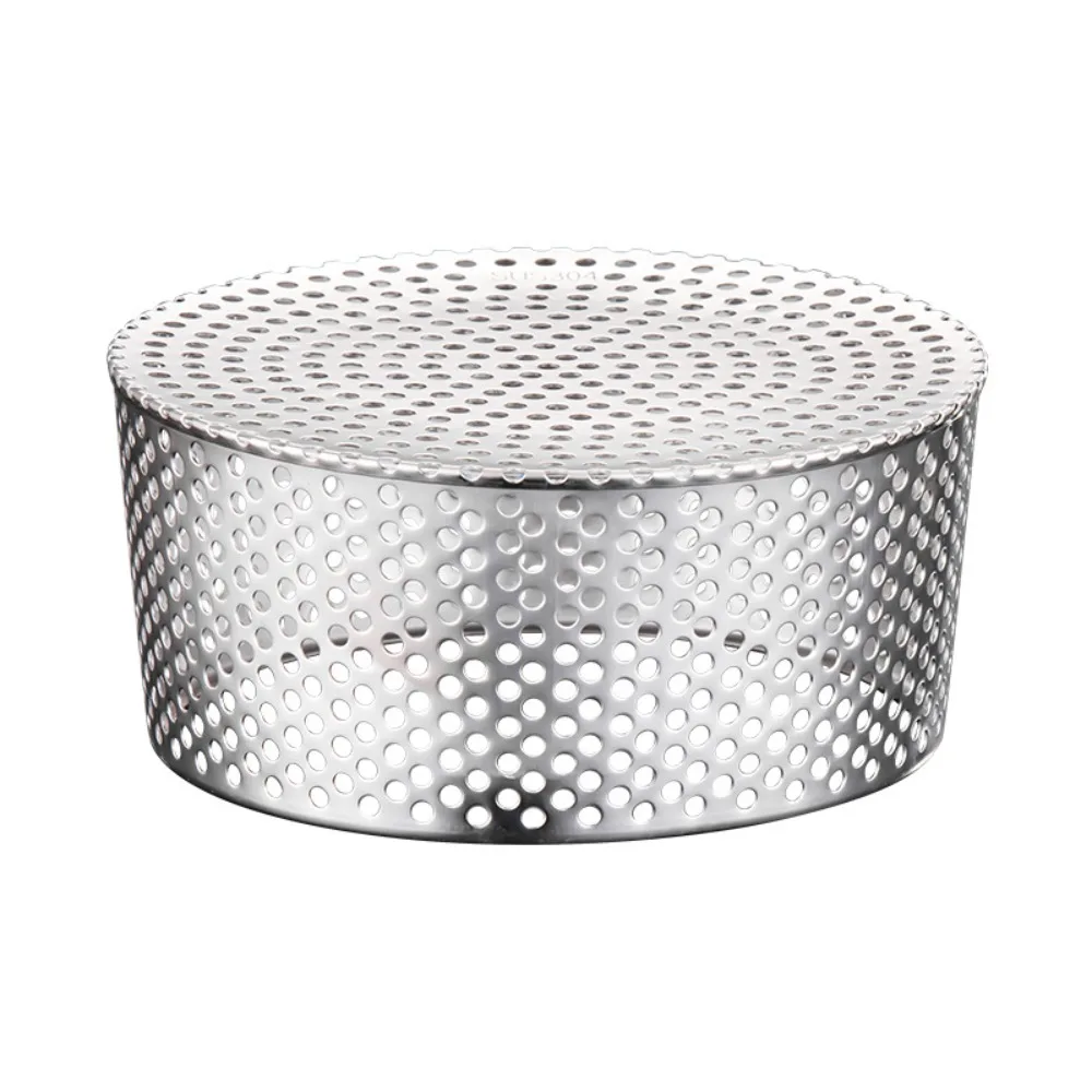 Outdoor Stainless Steel Rooftop Floor Drain Cover Circular Shape Outer Side Filter Screen Balcony Floor Drains Roof Cover