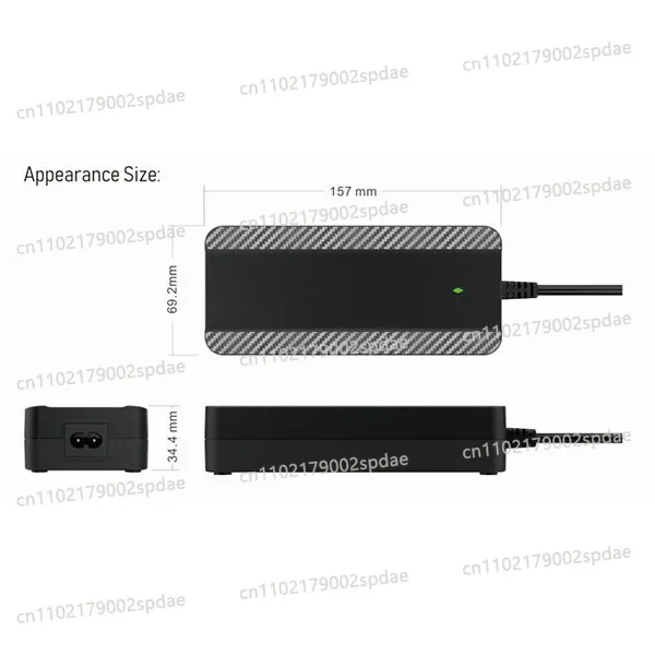 42V 2A Lithium Battery Pack Charger Electric Equipment Power Adapter