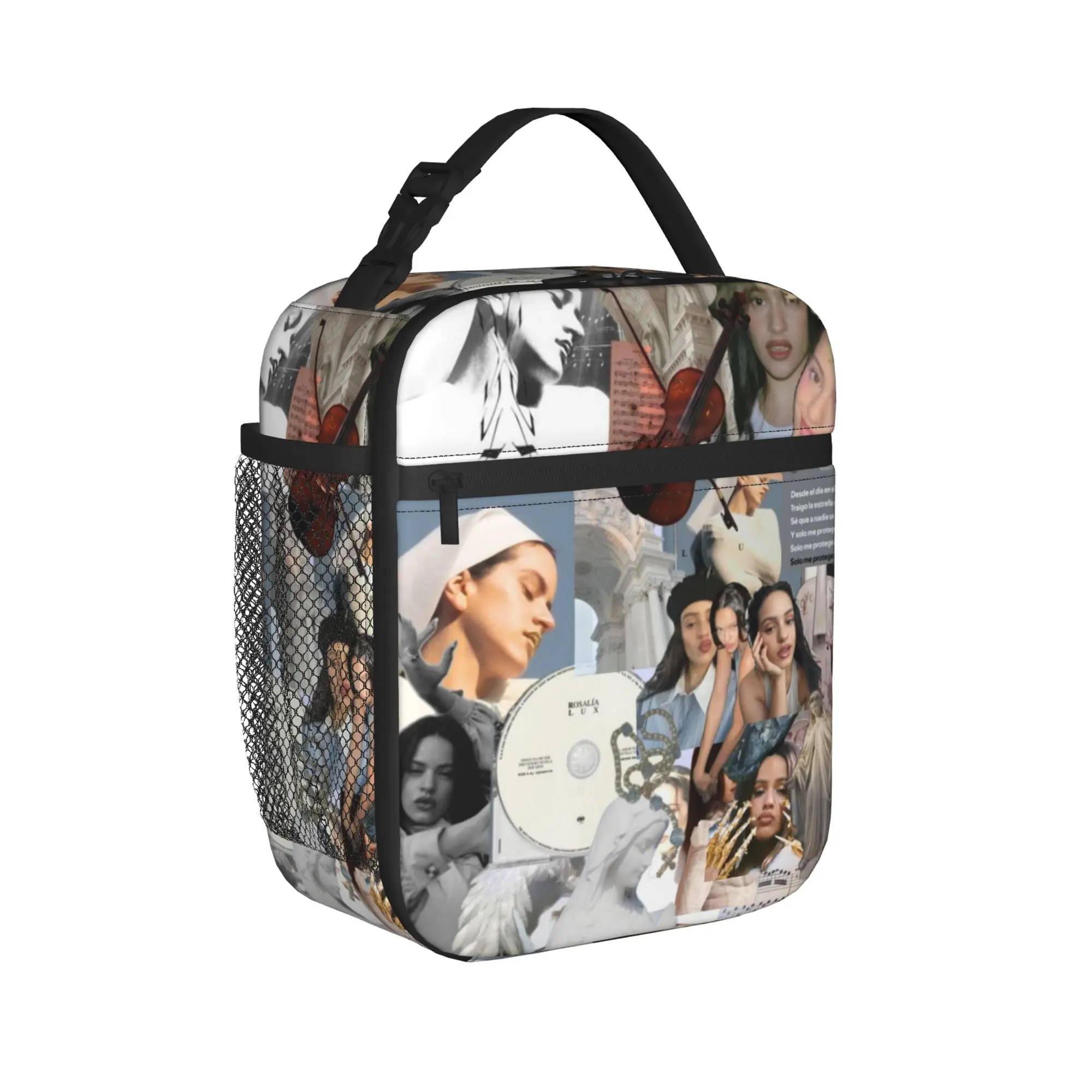 Insulated Lunch Tote Bag ROSALIA LUX Album Pop Music Merch  Food Box New Arrival Thermal Cooler Bento Box For School