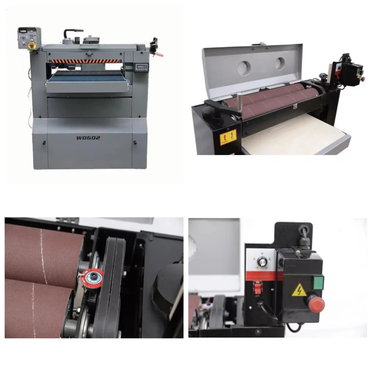 

2026 New STR 26 Inch 660mm Woodworking Double-Roller Wood Sanding Machine Drum Sander