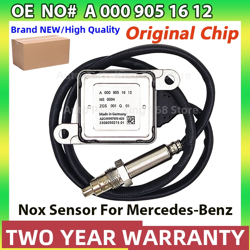 

New A0009051612 0009051612 A2C00067800-629 Nitrogen Oxygen Sensor NOX Sensor For Mercedes-Benz W164 W166 W205 W212 W221 W222