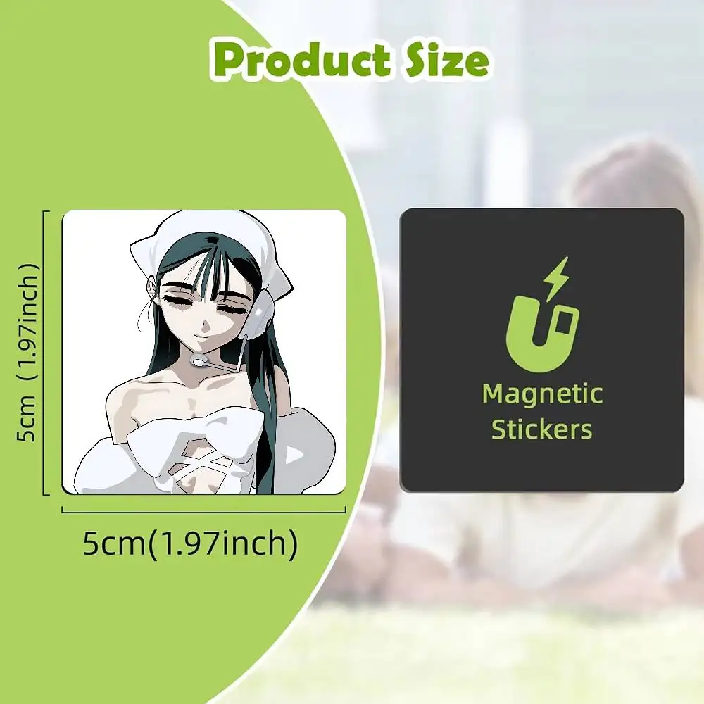 Sua Z-Zombie S-Stage Acrylic Refrigerator Magnets Square Sticker Kitchen Office Decor Creative Birthday Craft Gift