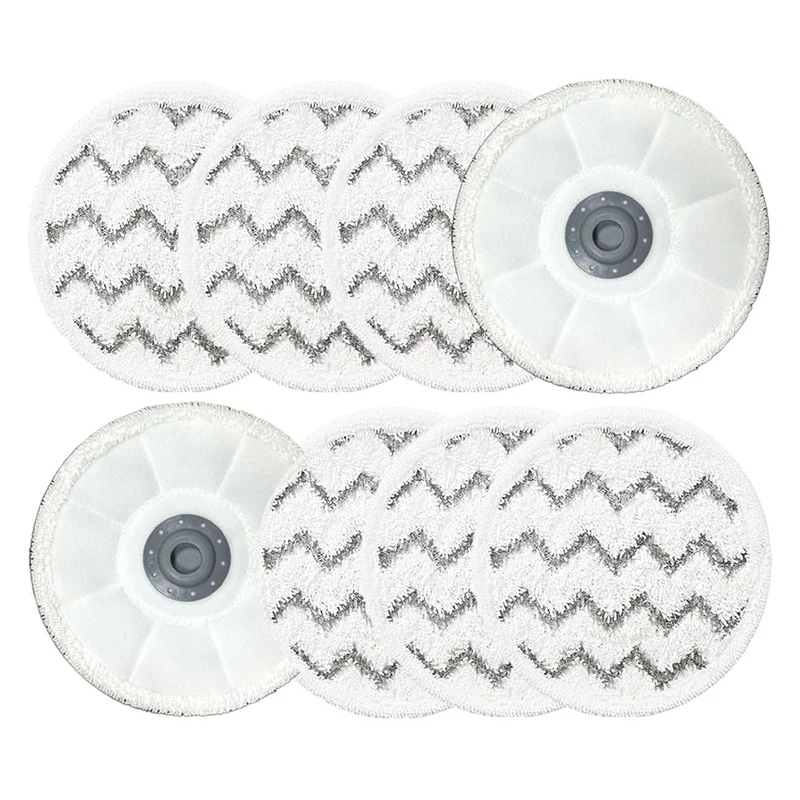 

8 PACK 3897A Replacement Rotating Mop Pads Compatible For Bissell Spinwave Smartsteam Scrubbing Steam Mop 3897A 3897A