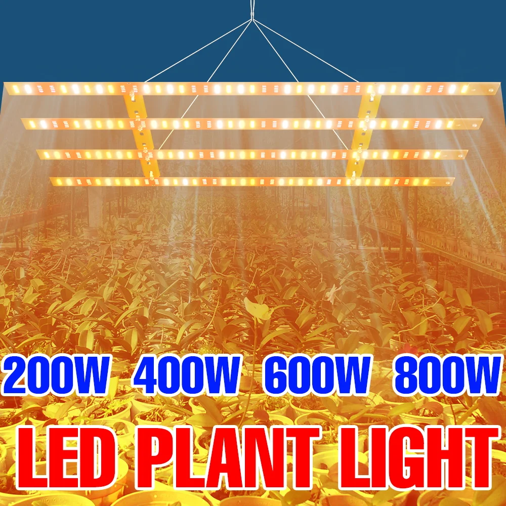 

800W LED Full Spectrum Plant Grow Light Indoor Flower Hydroponics Cultivation Lamp Greenhouse Tent Vegetables LED Fill Lighting