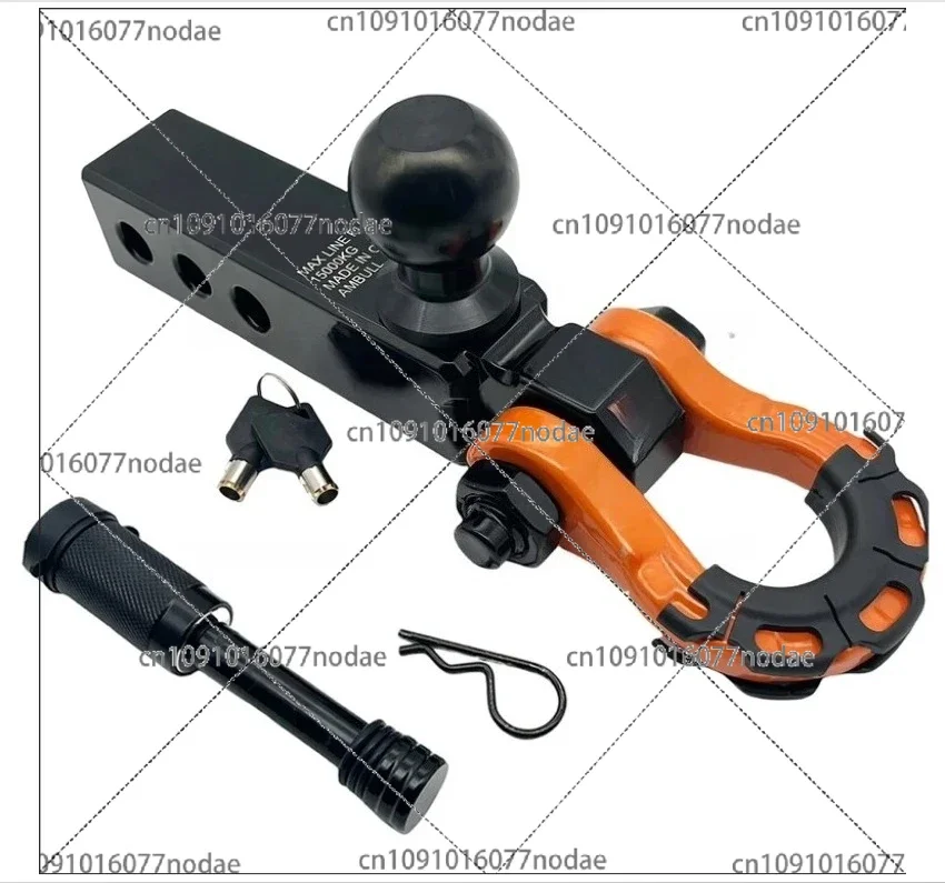 Aluminum Trailer Hitch Ball Shackle Tow Arm for RV Car Modification Accessories